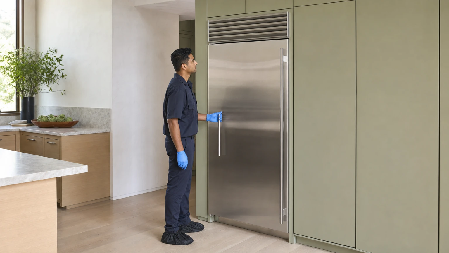 Built-in refrigerator diagnostic visit in New Canaan